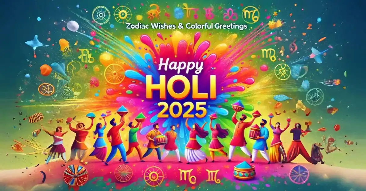 Happy Holi 2025: Zodiac Wishes & Colorful Greetings Happy Holi 2025: Zodiac Wishes & Colorful Greetings