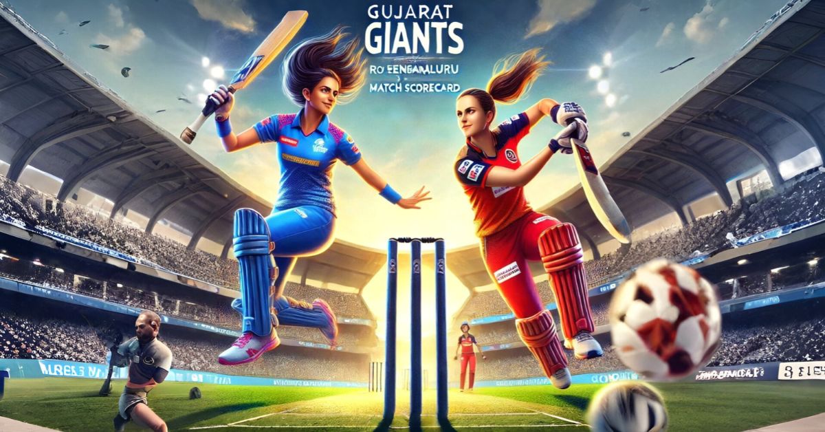 Gujarat Giants vs Royal Challengers Women's Match Scorecard Gujarat Giants vs Royal Challengers Women's Match Scorecard
