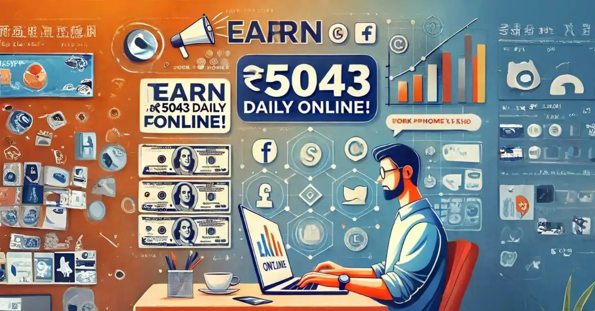 Online Earning Opportunities: Work 2-3 Hours Daily and Earn Up to ₹5043 Online Earning Opportunities: Work 2-3 Hours Daily and Earn Up to ₹5043